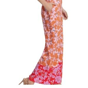 NWOT women’s Jessica Simpson Saydee Soft floral pant xsmall pink and orange